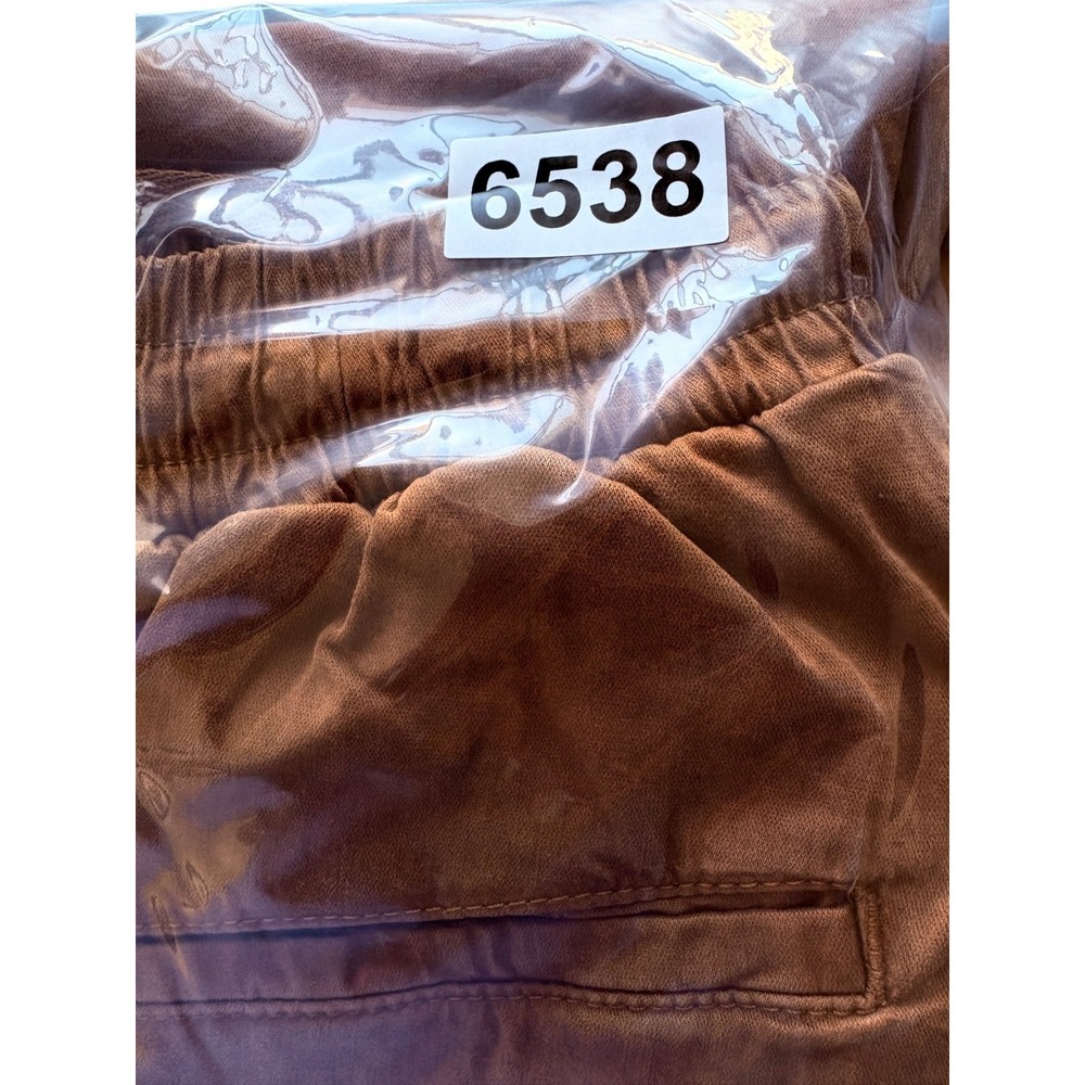 Orvis Jogger Pants Women Medium Brown Relaxed Fit Straight Leg Drawstring Casual - Picture 7 of 7